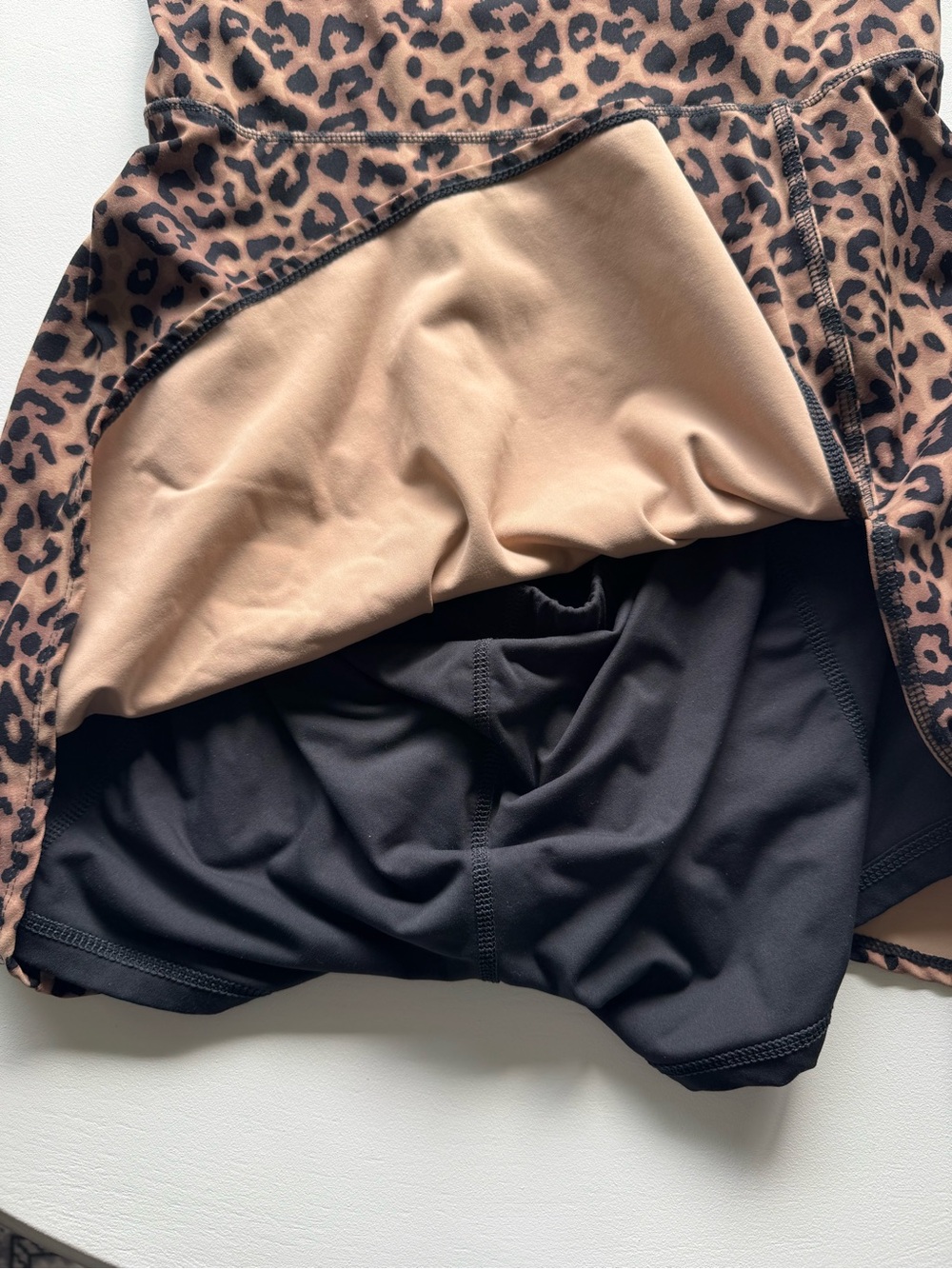 JoyLab Leopard-Print Strappy Dress - Brown & Black - Picture 3 of 8
